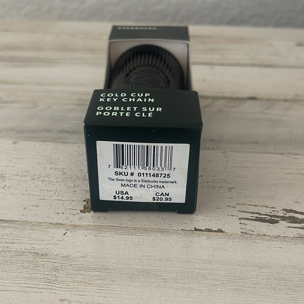 NIB Black Starbucks 2024 Keychain - Picture 3 of 5